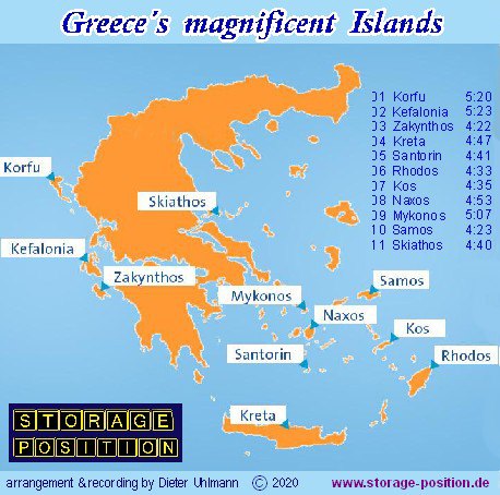 DVD cover of the album Greece’s Magnificent Islands
